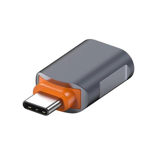 OTG-adapter USB-C - USB-A Techsuit A9 SlateVolt, Grå Oransje