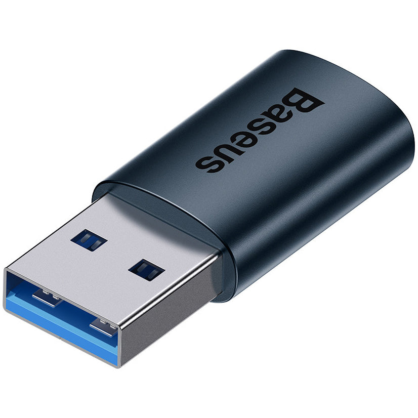 Baseus Ingenuity USB-C - USB-A data- og ladeadapter, blå ZJJJJQ000103