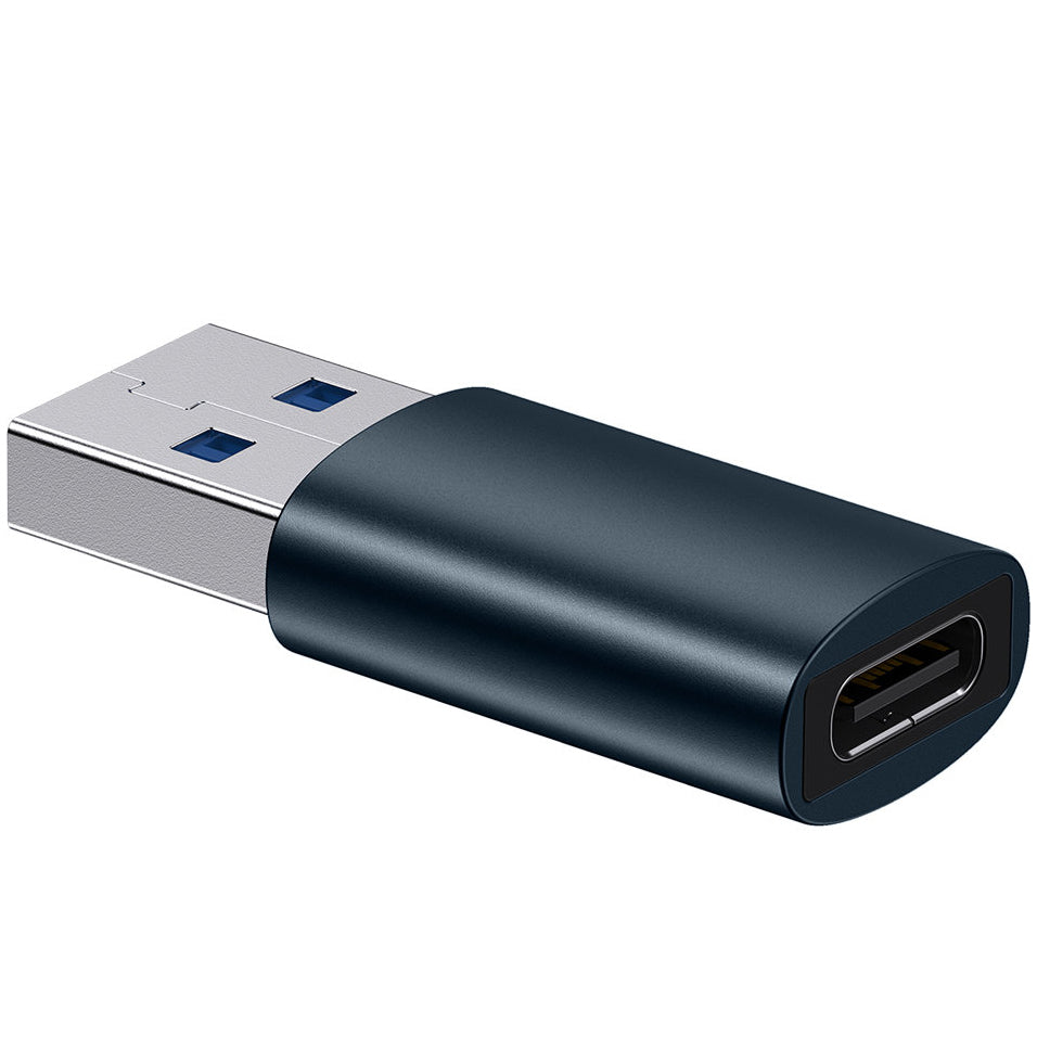 Baseus Ingenuity USB-C - USB-A data- og ladeadapter, blå ZJJJJQ000103