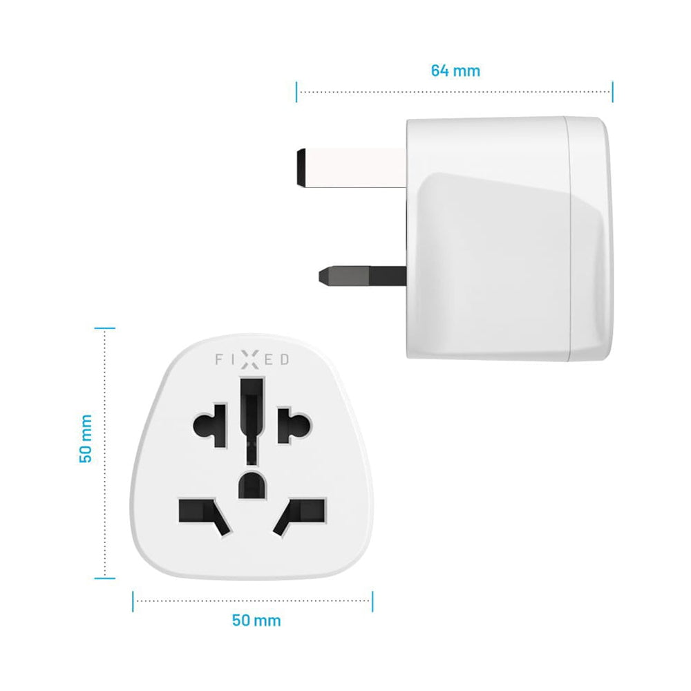Nettverksadapter Fixed EU / US / AUS - UK, Hvit