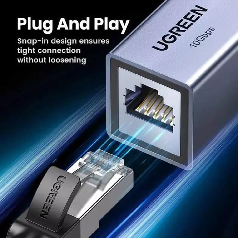 UGREEN NW261 Nettverksadapter, RJ45 - RJ45, Svart