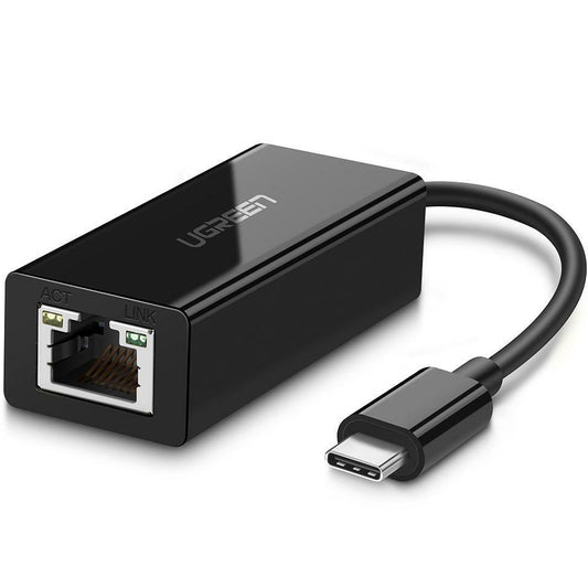 UGREEN US236 nettverkskort, RJ45, USB-C, svart