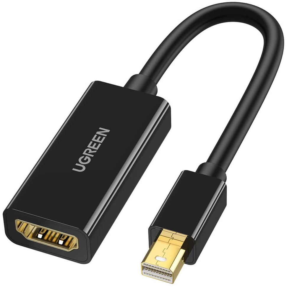 UGREEN MD112 videoadapter, MiniDisplayPort - HDMI, 4K, svart