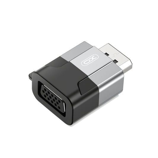 XO Design GB016 Videoadapter, DisplayPort - VGA, grå