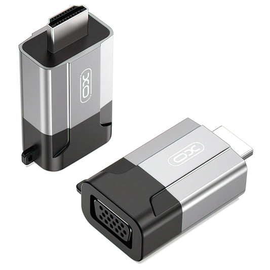Videoadapter XO Design GB014, HDMI - VGA, grå