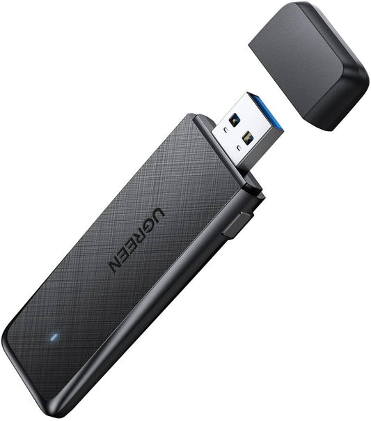 Trådløs adapter UGREEN CM492, Dual Band, 1300 Mbps, grå