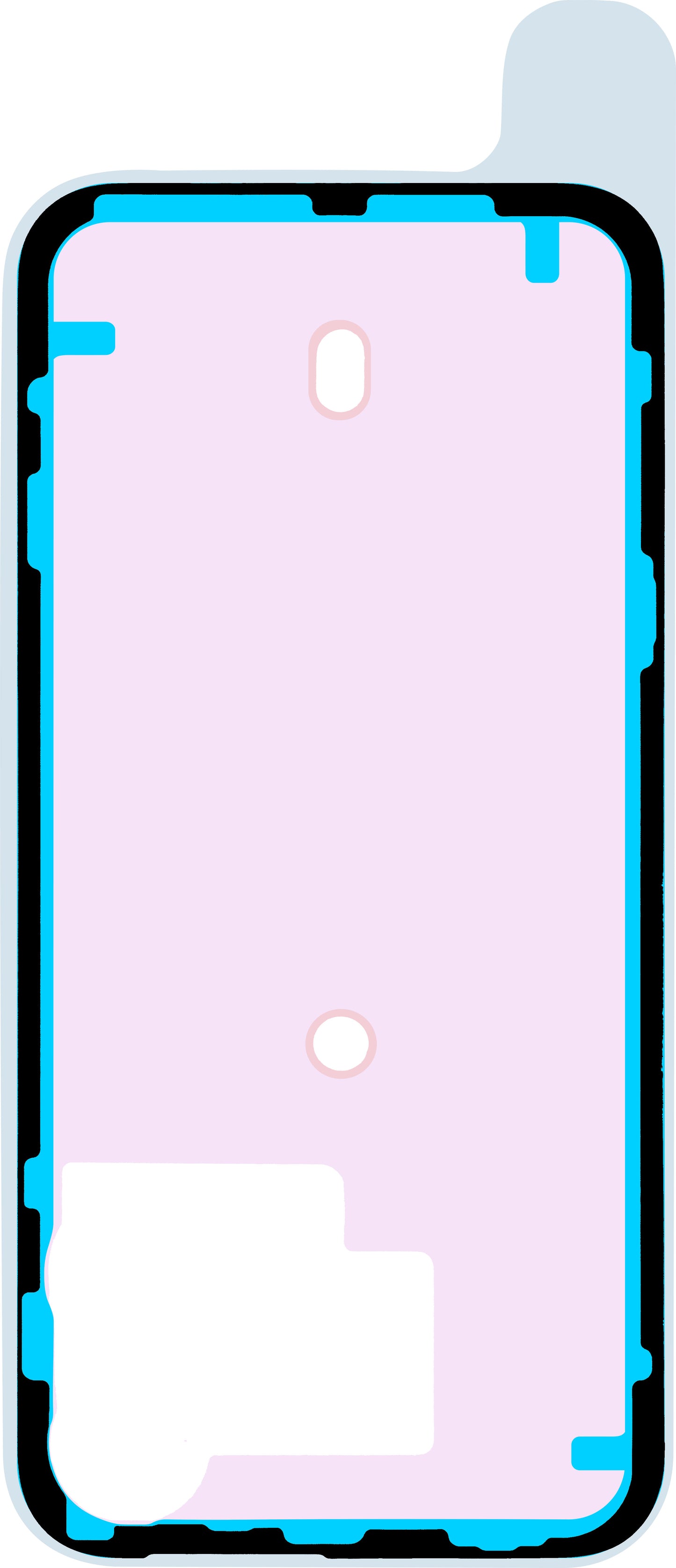 Lim for batterideksel Apple iPhone 15 Pro Max, Service Pack 923-09191