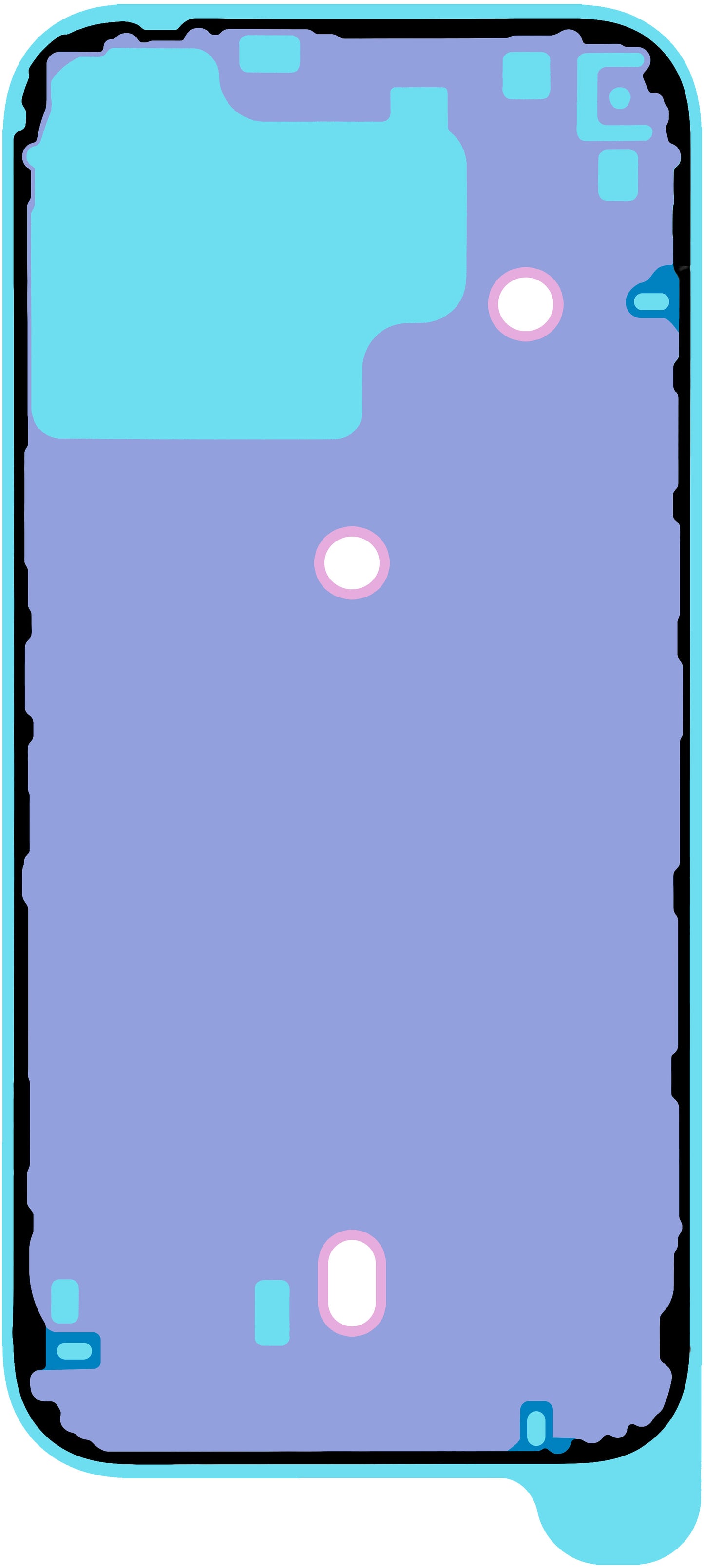 Lim for batterideksel Apple iPhone 16 Pro Max, Service Pack 923-11072