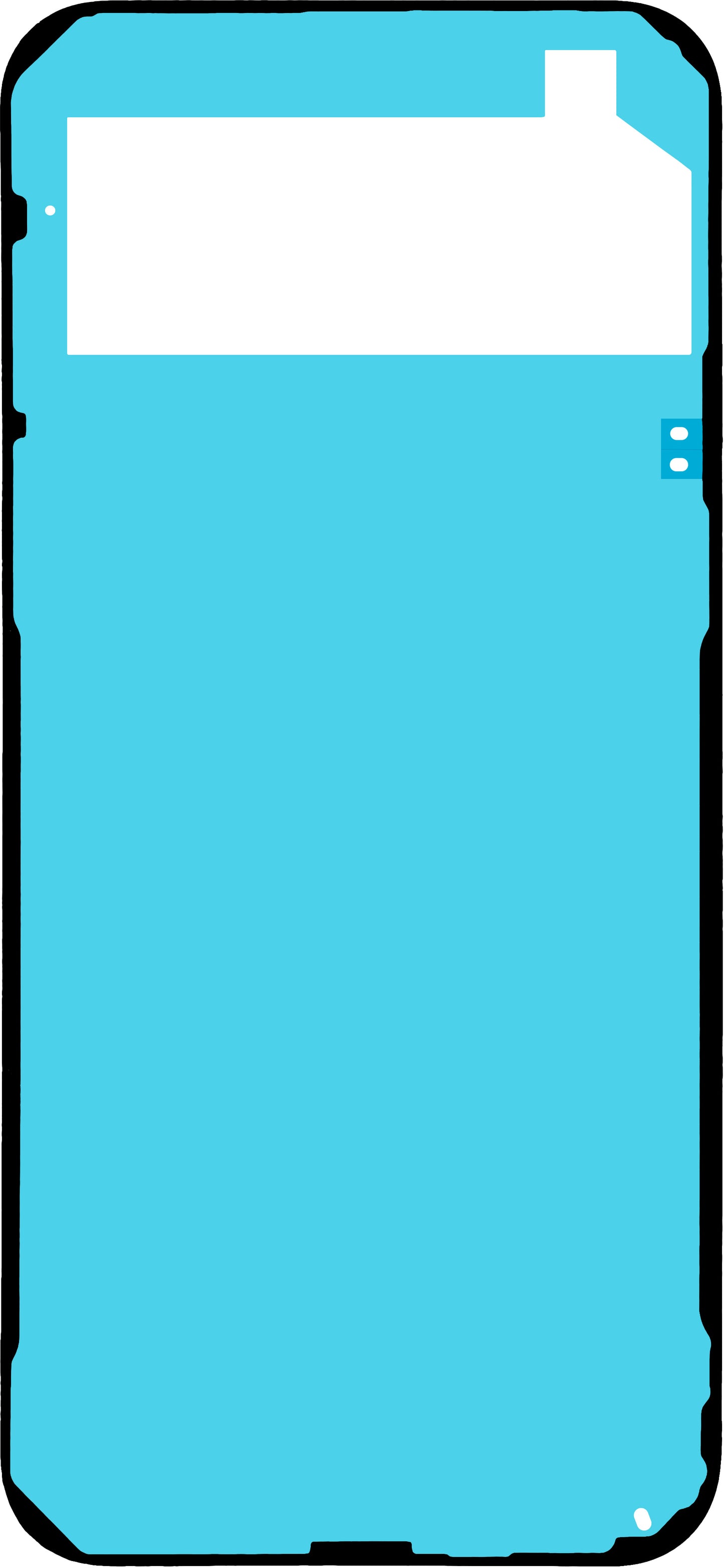 Lim for batterideksel Google Pixel 9 Pro XL, Service Pack G806-10576-90