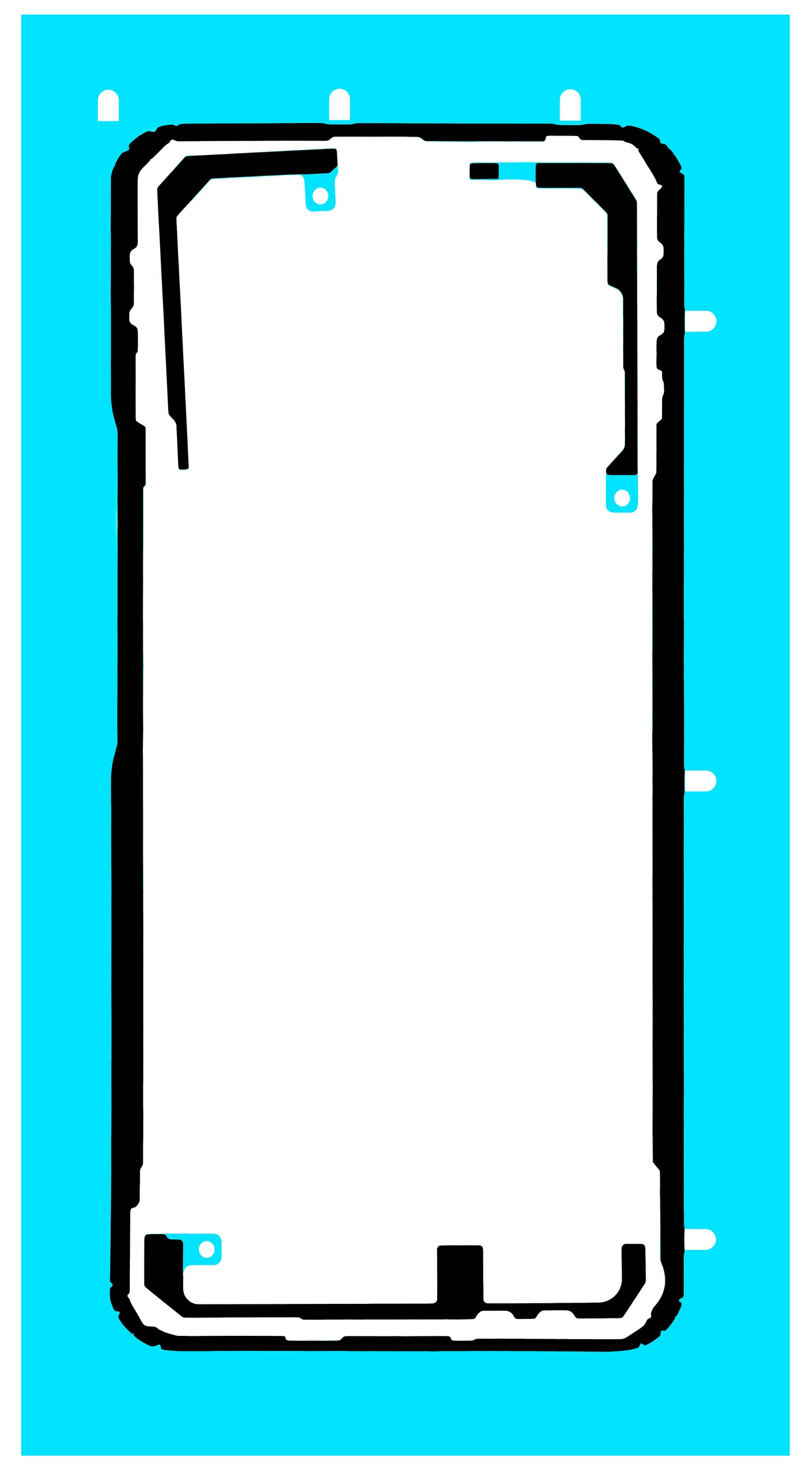 Lim for batterideksel Honor X60 Pro / X9c / Magic7 Lite, Service Pack 5163AEKJ