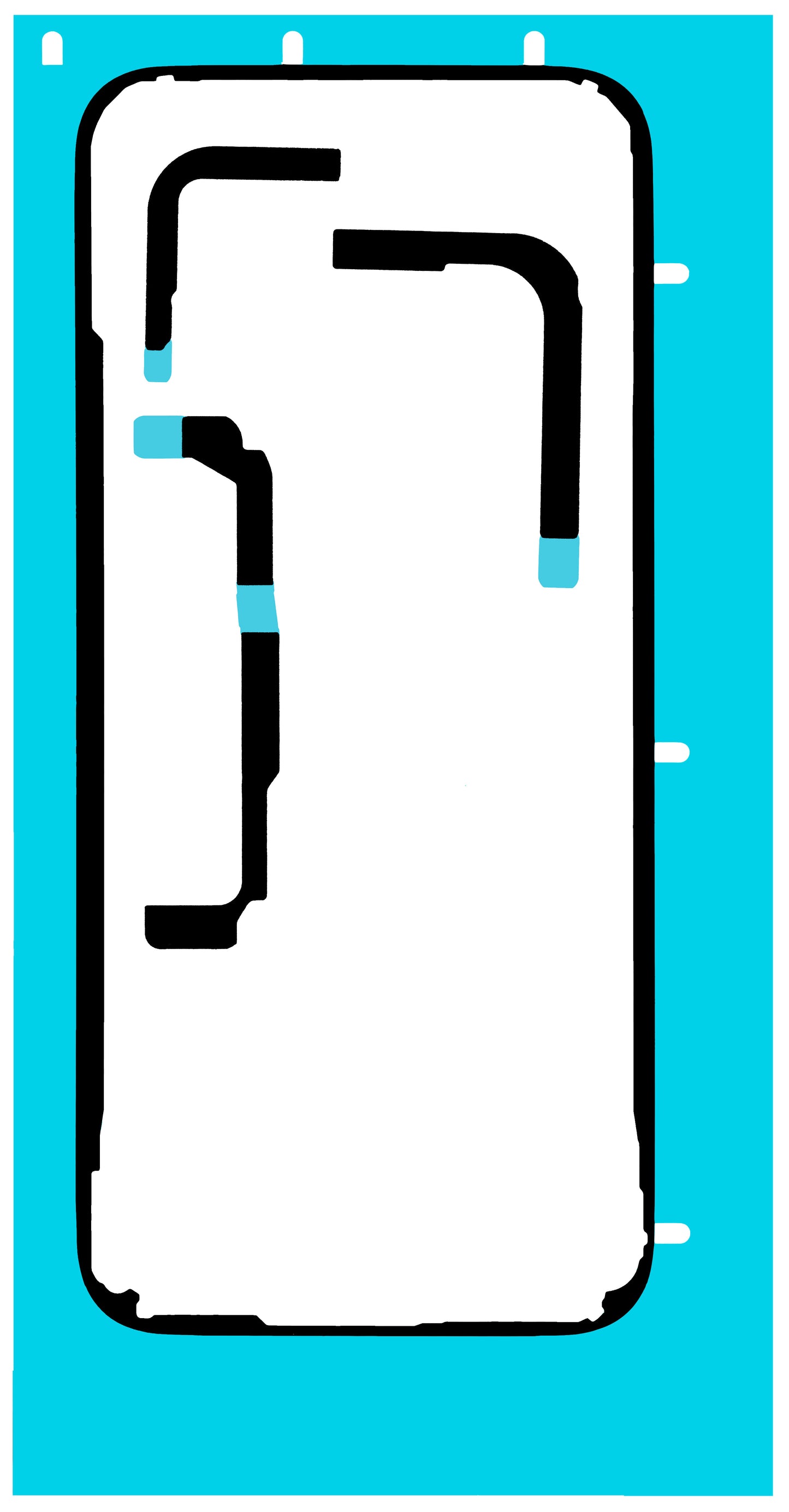 Lim for batterideksel Honor X70i / 400 Lite / X8c, Service Pack 5163AFDB