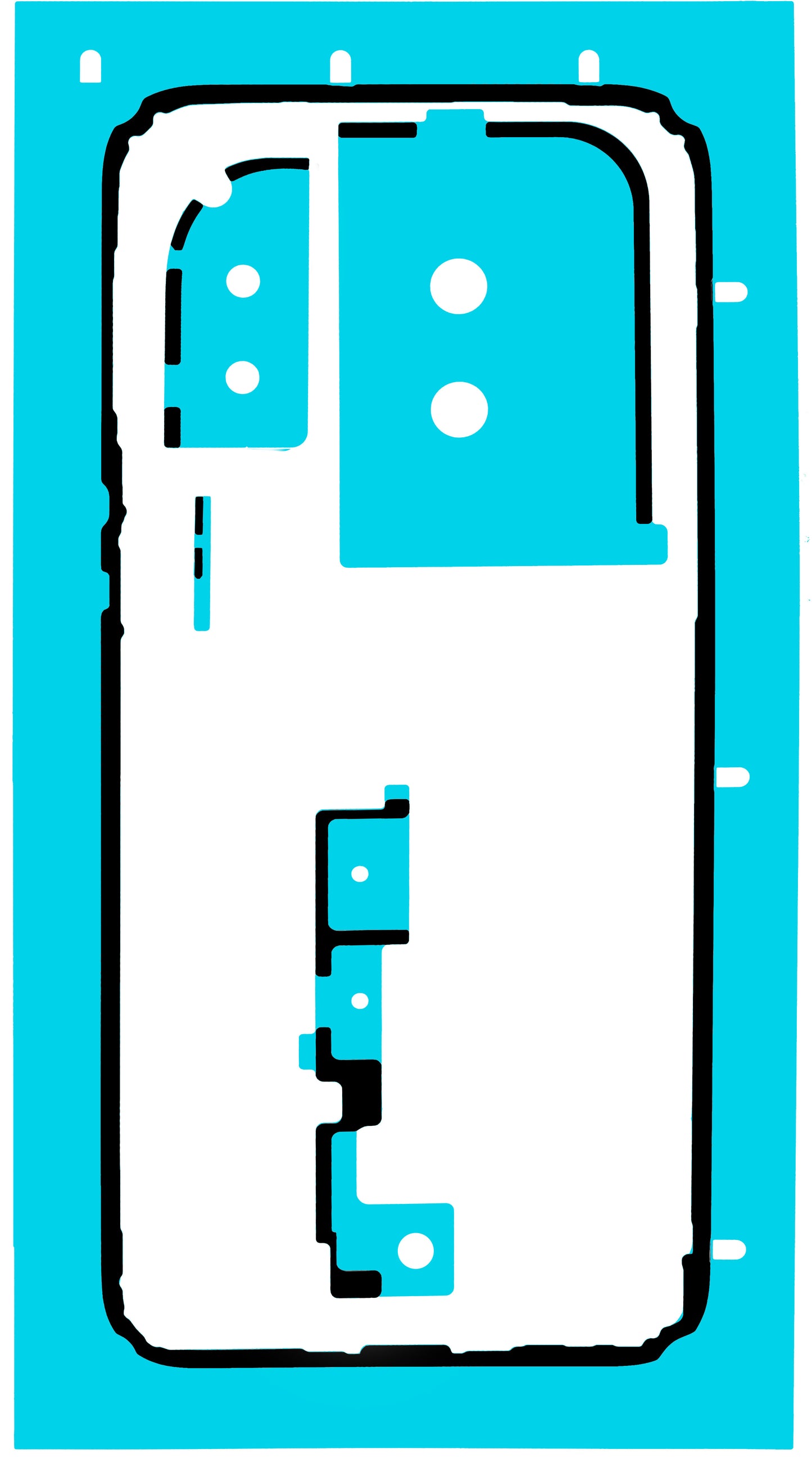 Lim for batterideksel Huawei Pura 80 Pro / Pura 80 Ultra, Service Pack 51630MRC