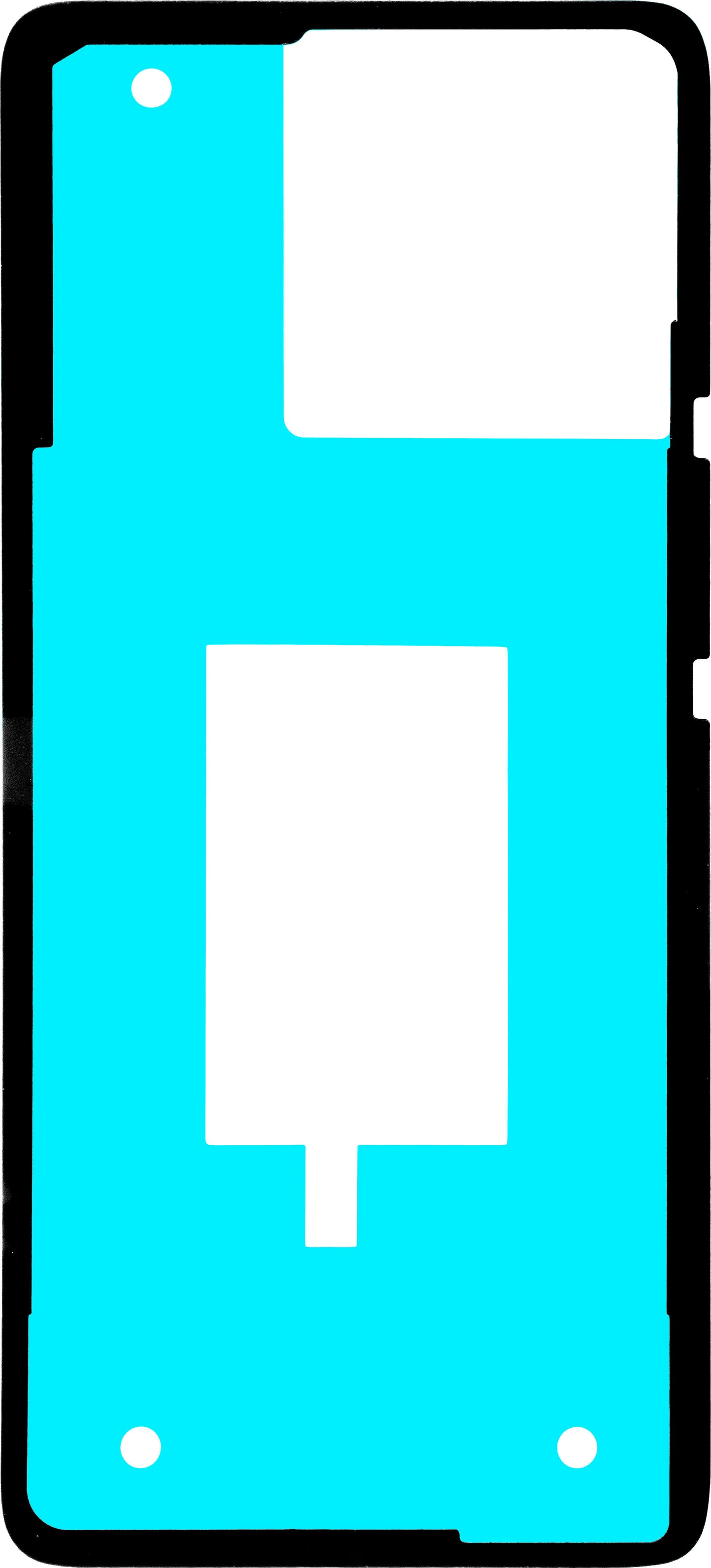 Lim til batterideksel Motorola Edge 40, Materiale PU, Servicepakke 5D78C22706