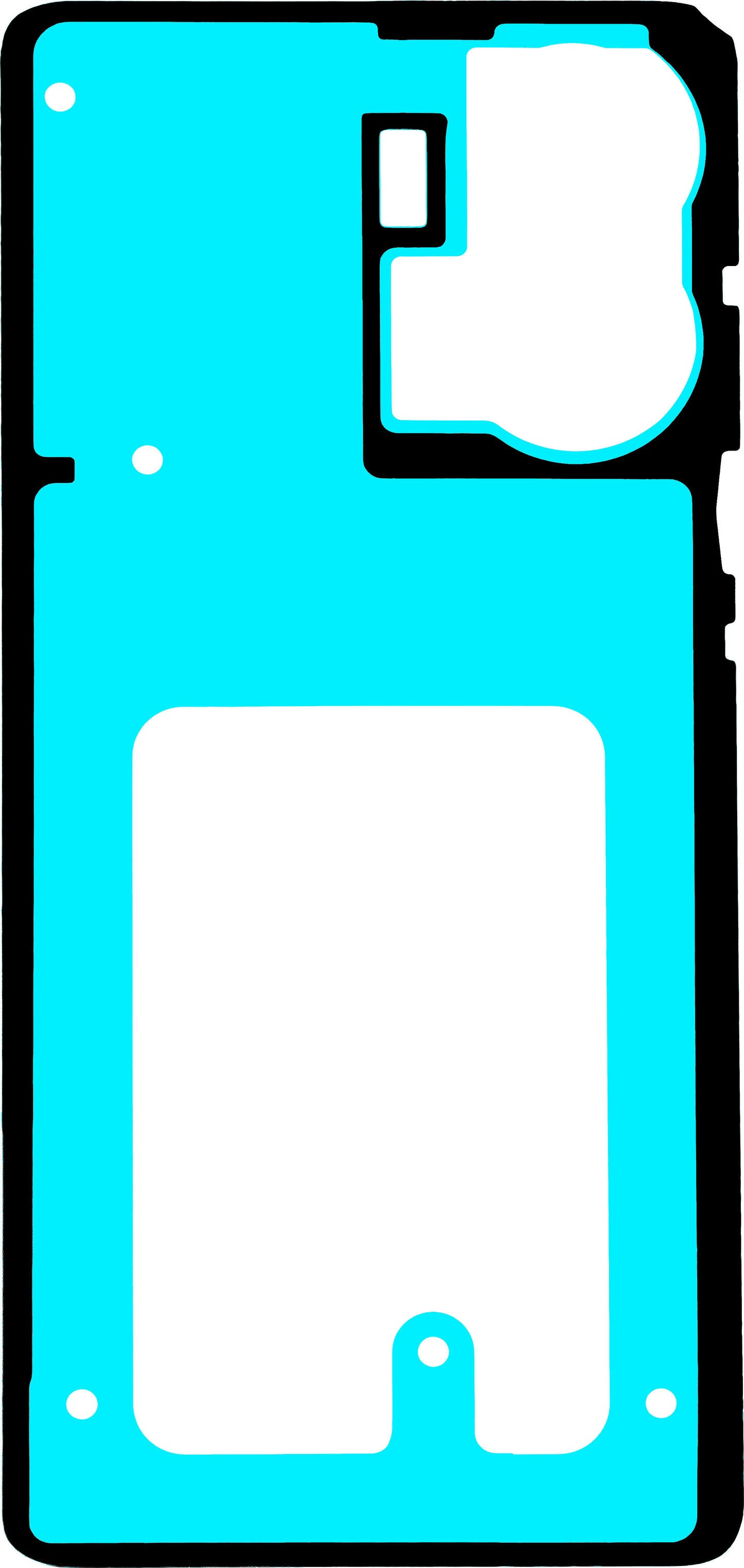 Lim Motorola Edge 50 Fusion batterideksel, Service Pack 5948C24385