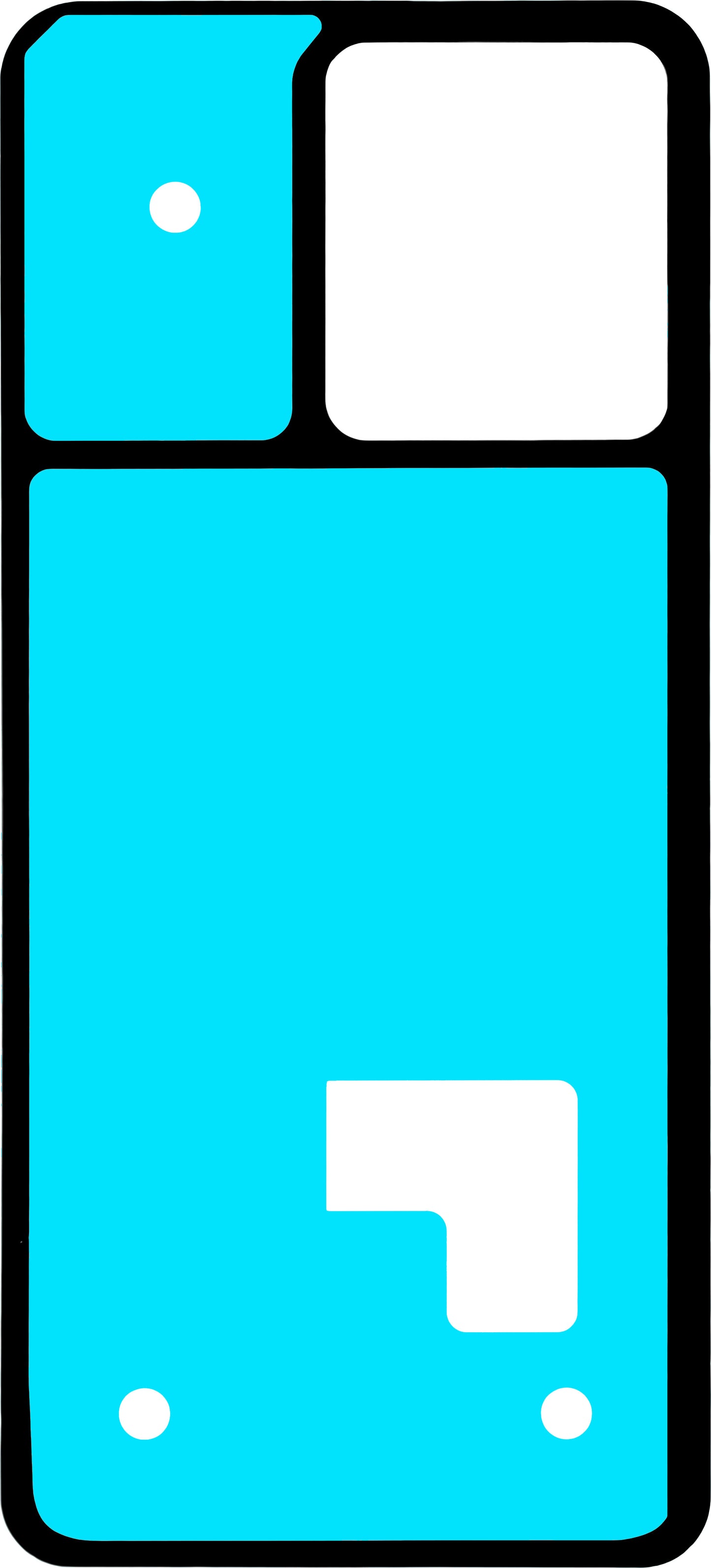 Lim for batterideksel Motorola Edge 40 Neo, Service Pack 5D78C23510