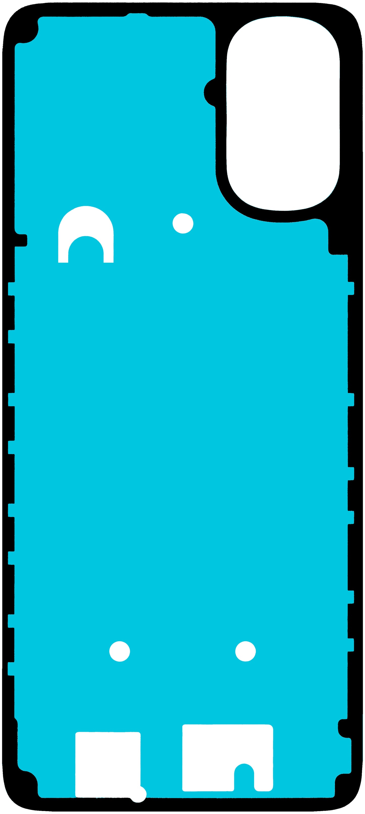 Lim Motorola Moto E32s / G22 batterideksel, Service Pack 5D78C20746