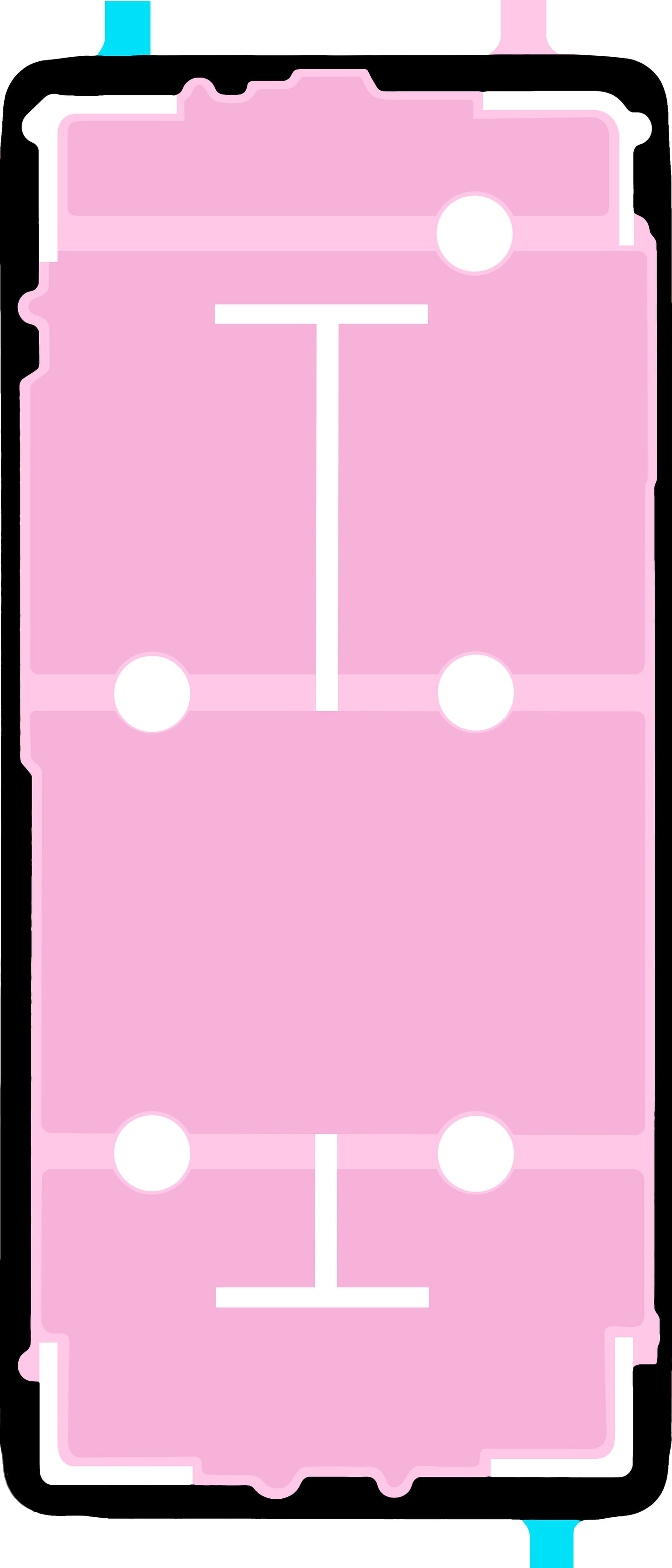 Lim for batterideksel Realme GT 7, Service Pack 612717000517