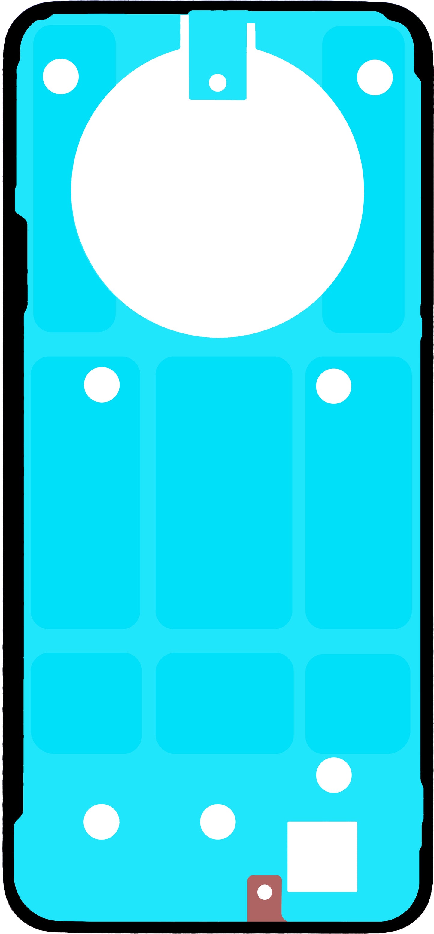 Lim for batterideksel Realme 14 Pro+, Service Pack 612717000564