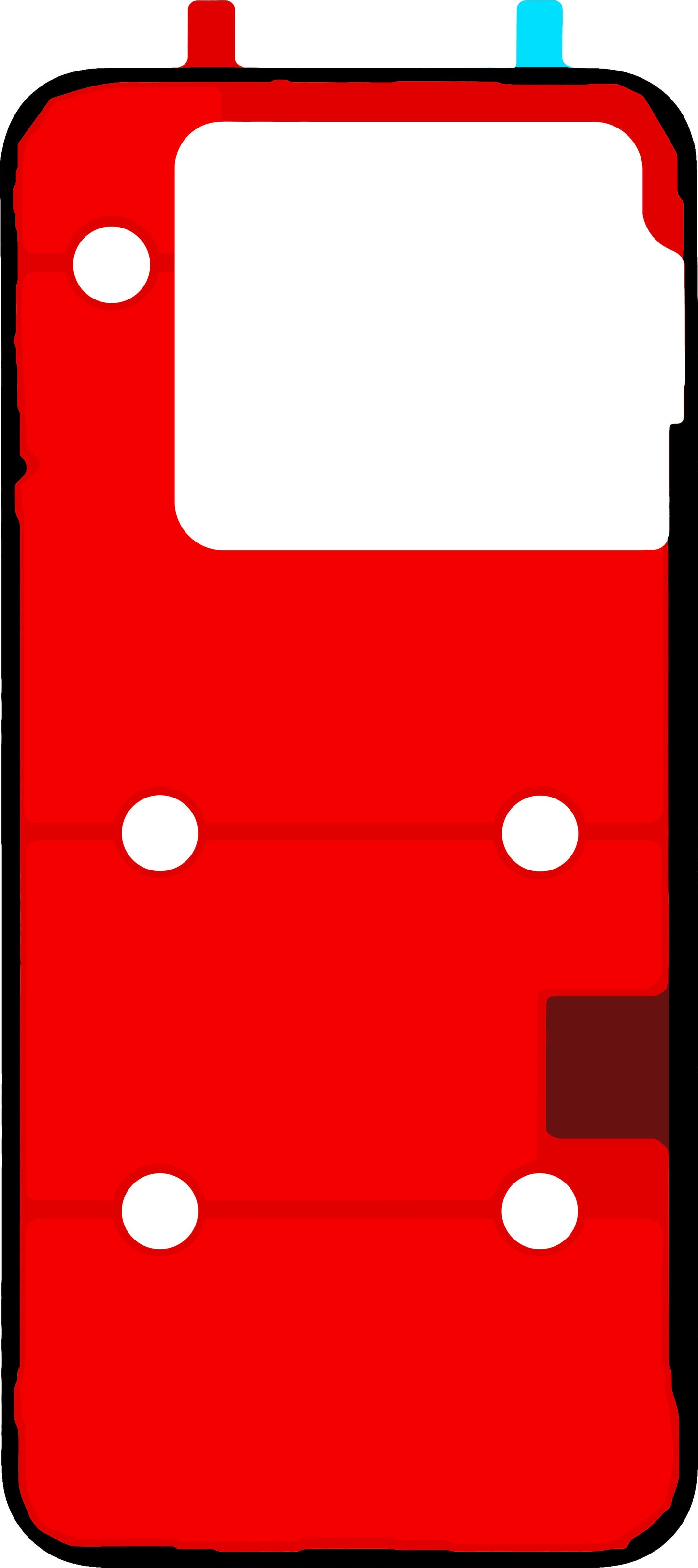 Lim for batterideksel Realme GT 8 Pro, Service Pack 612717000788