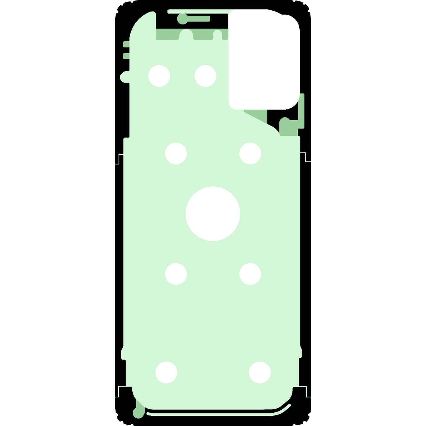 Lim for batterideksel Samsung Galaxy A51 5G A516, Service Pack GH81-18660A