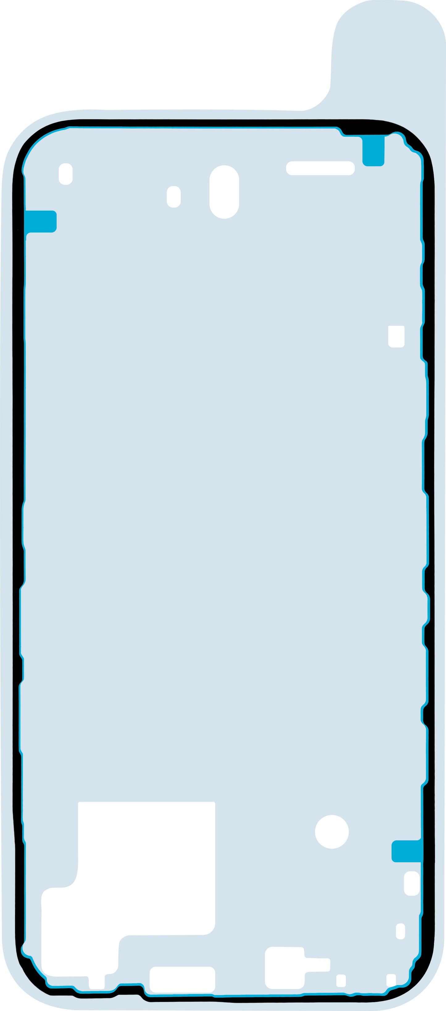 Lim for batterideksel Apple iPhone 14 Plus, Service Pack 923-08093