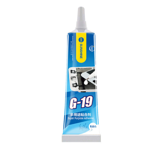 Sunshine G-19 Flytende Lim, 50ml, Hvit