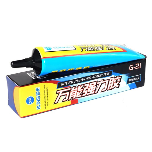 Sunshine G-21 flytende lim, 50 ml, svart