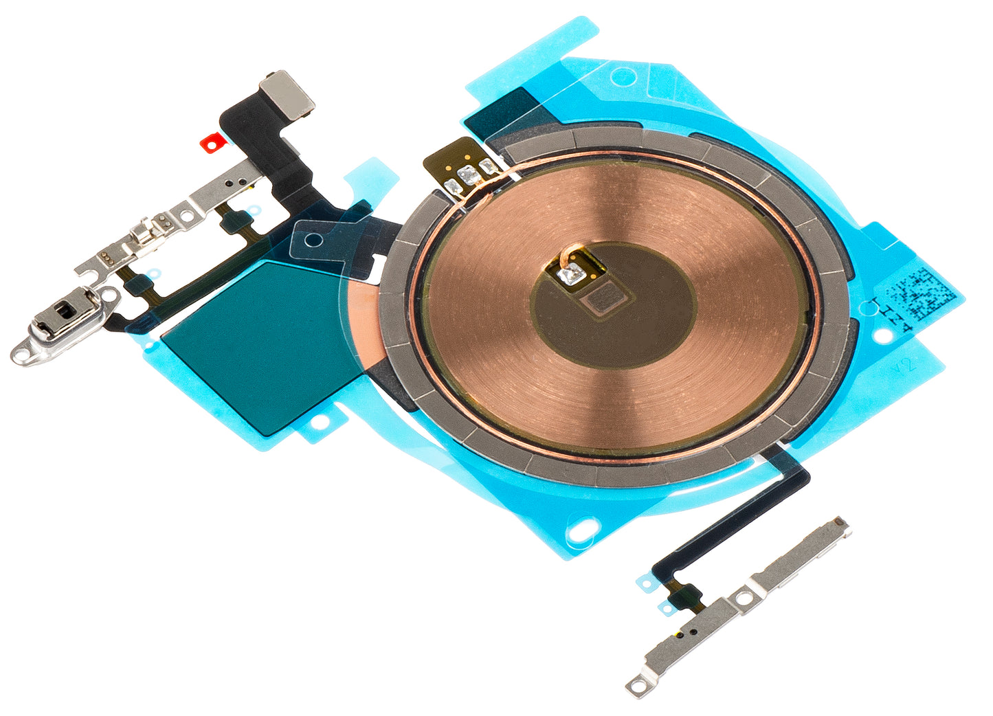 NFC-antenne - On-Off mikrobryterknapp - Volum - Profil - Trådløs ladeenhet Apple iPhone 14 Pro Max