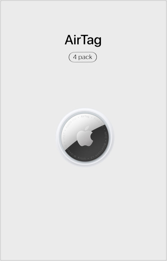 Apple AirTag, sett med 4 stykker, hvit MX542AM/A