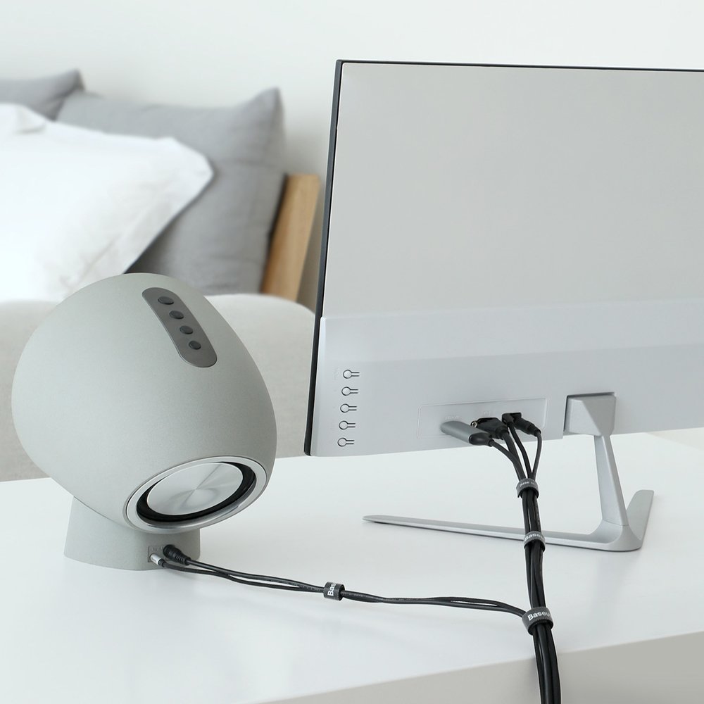 Baseus Circle Kabelorganisator, Velcro, 3m, Svart ACMGT-F01