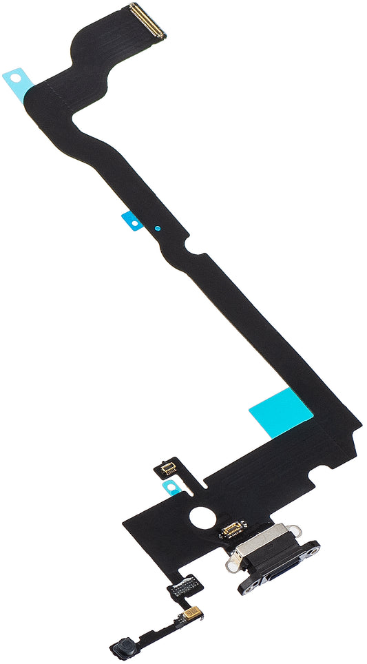 Ladekontakt - Apple iPhone XS Max Mikrofon - Svart