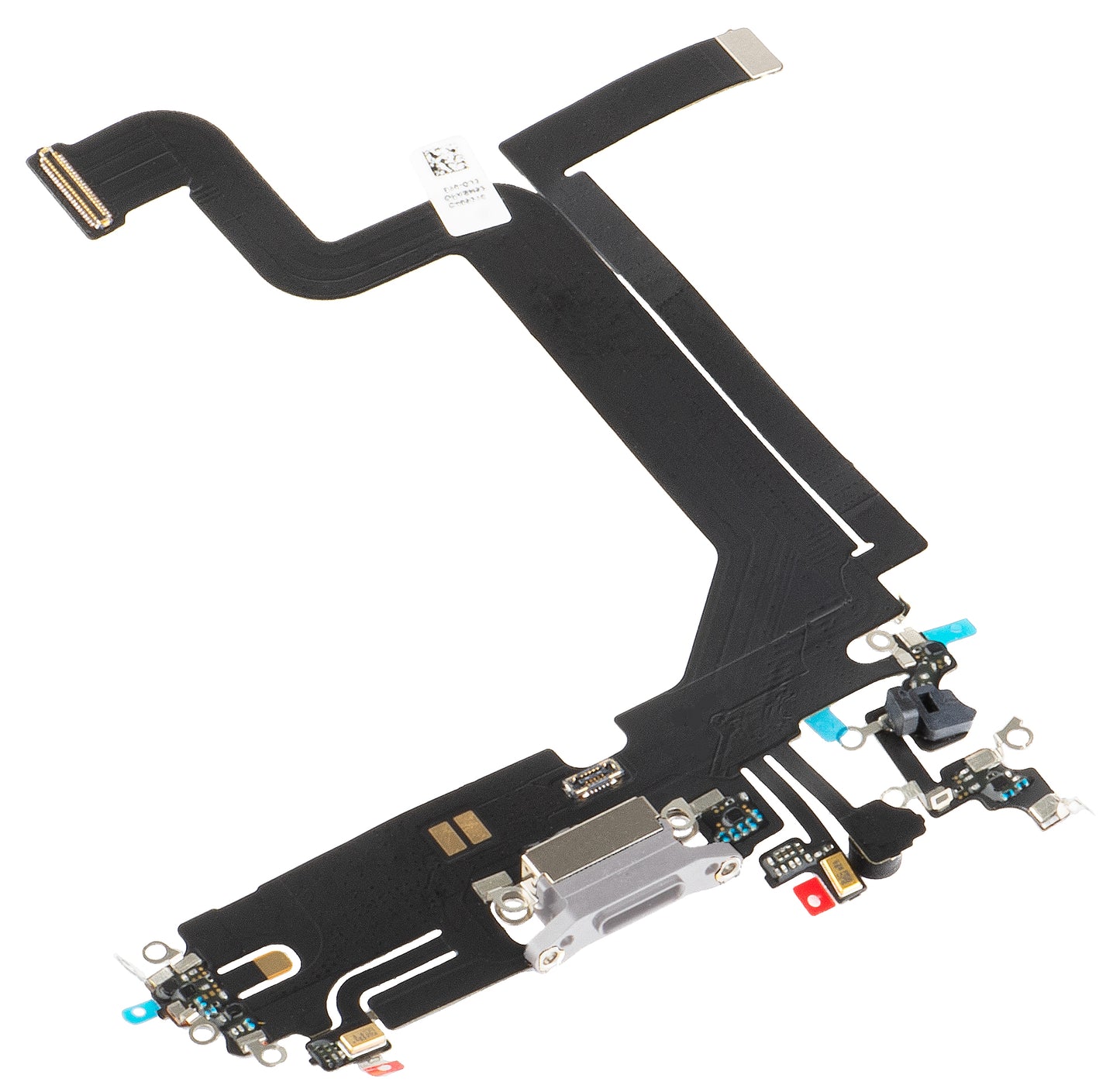 Apple iPhone 14 Pro Max Mikrofon - Ladekontaktbånd - Sølv