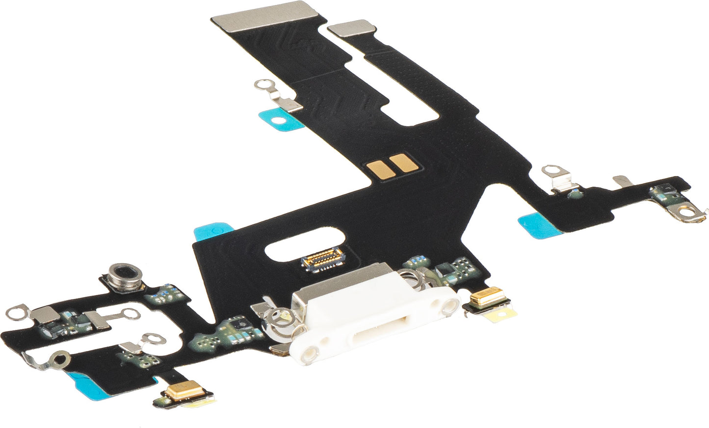 Ladekontaktbånd - Mikrofon Apple iPhone 11, Hvit