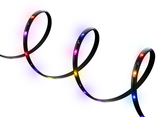 Yeelight LED-stripe, 3,5 W, OBSID RGBIC, forlengelse, 1 m, svart YLFWD-0026 YLFWD-0026