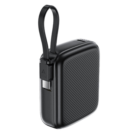 Ekstern batteri Acefast M15, 10000mAh, 20W, PD, 2 x USB-C, Svart