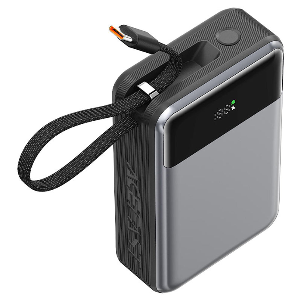 Ekstern batteri Acefast M21, 20000mAh, 65W, QC + PD, 1 x USB-A - 2 x USB-C, Svart