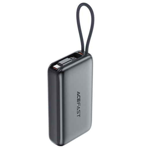 Ekstern batteri Acefast M32, 10000mAh, 35W, PD, 2 x USB-C, Grå