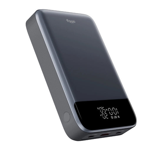 Allity Ekstern Batteri. APB-200 PocketPower, 10000mAh, 33W, QC + PD, 1 x USB-A - 1 x USB-C, Grå