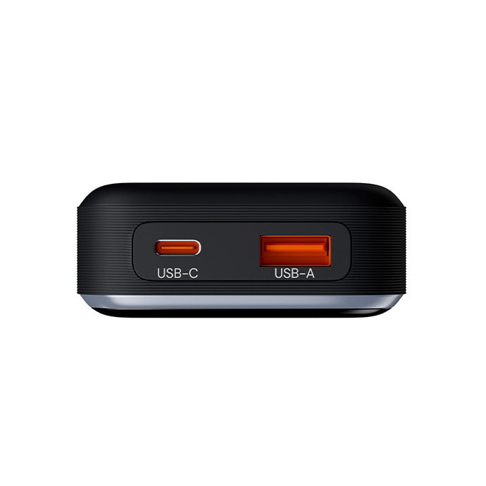 Allity Ekstern Batteri. APB-200 PocketPower, 10000mAh, 33W, QC + PD, 1 x USB-A - 1 x USB-C, Grå