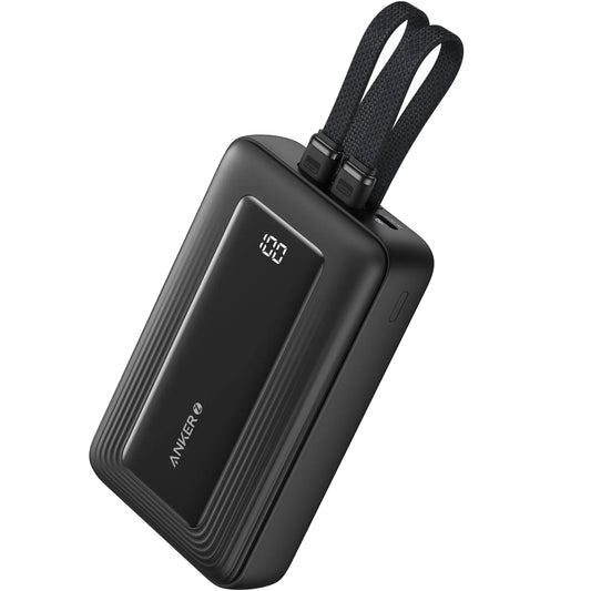 Anker PowerCore eksternt batteri, 20000 mAh, 30 W, QC + PD, 1 x Lightning - 1 x USB-A - 2 x USB-C, svart A1681G11