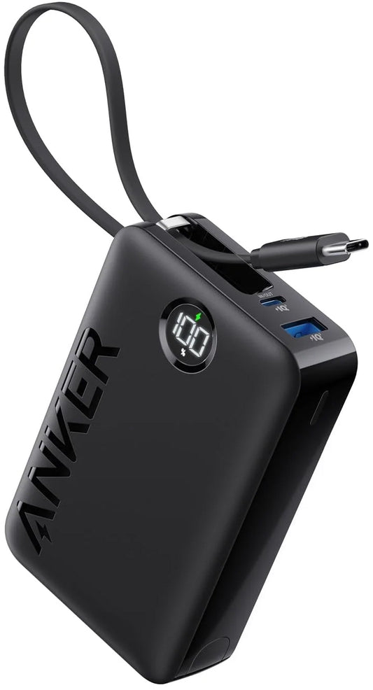 Anker PowerCore 335 Eksternt batteri, 20000 mAh, 22,5 W, QC + PD, 1 x USB-A - 2 x USB-C, svart A1647G11