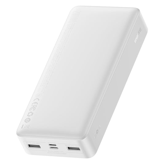 Ekstern batteri Baseus Bipow, 20000mAh, 15W, 1 x USB-C - 2 x USB-A, Hvit PPBD050102