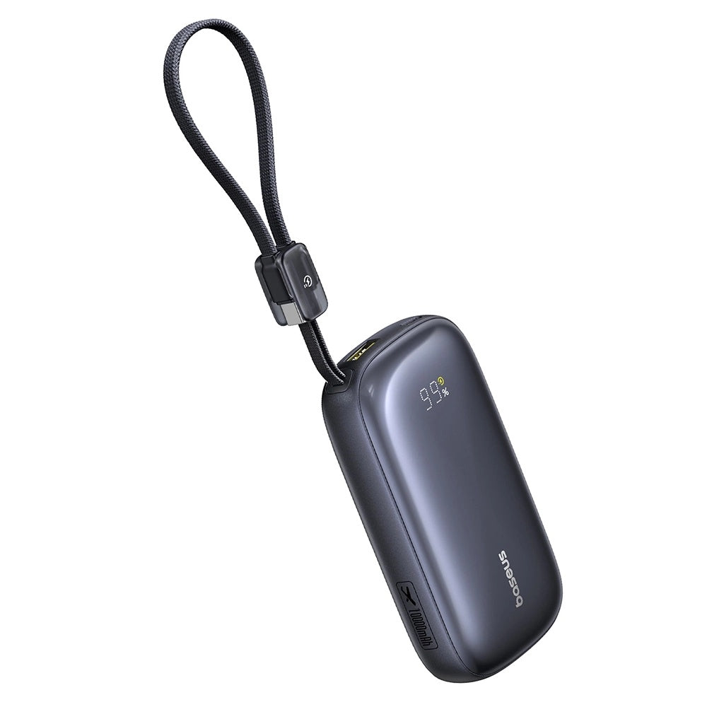Ekstern batteri Baseus EnerFill FC21 Qpow 3 Ultra, 10000mAh, 45W, QC + PD, 1 x USB-A - 1 x USB-C, Svart E0027Q00