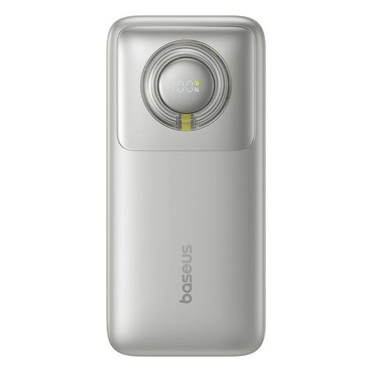 Ekstern batteri Baseus Free2Pull, 20000mAh, 65W, PD, 2 x USB-C, Grå P10073700843-00