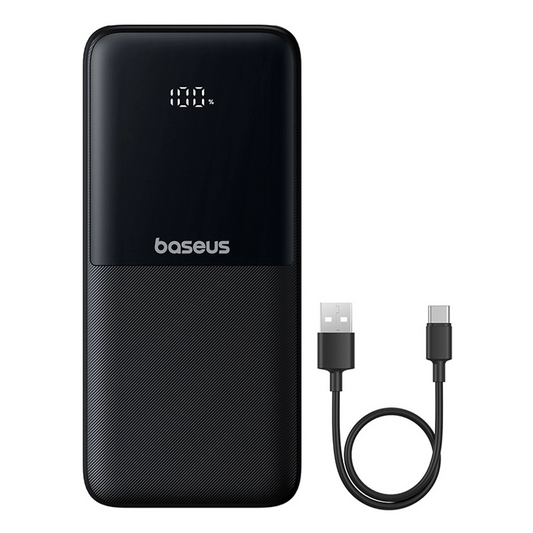 Ekstern batteri Baseus Lipow, 10000mAh, 22.5W, QC + PD, 1 x Lightning - 1 x USB-A - 2 x USB-C, Svart P10079101123-00