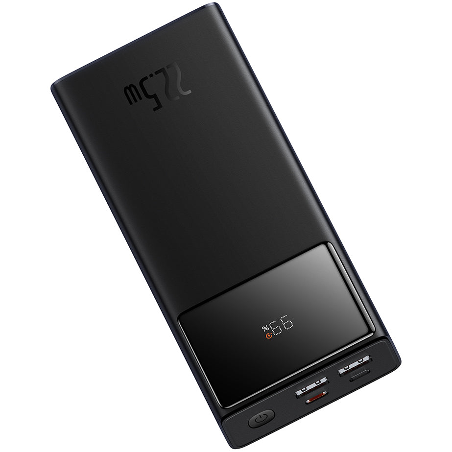 Ekstern batteri Baseus Star Lord, 20000mAh, 22.5W, QC + PD, 1 x USB-C - 2 x USB-A, Svart PPXJ080001