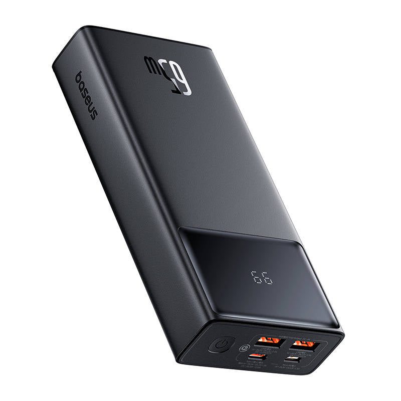 Ekstern batteri Baseus Star Lord, 20000mAh, 65W, QC + PD, 1 x USB-C - 2 x USB-A, Svart P10022906113-00