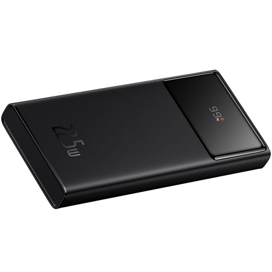 Baseus Star Lord eksternt batteri, 10000 mAh, 22,5 W, QC + PD, 1 x USB-C - 2 x USB-A, svart PPXJ100001