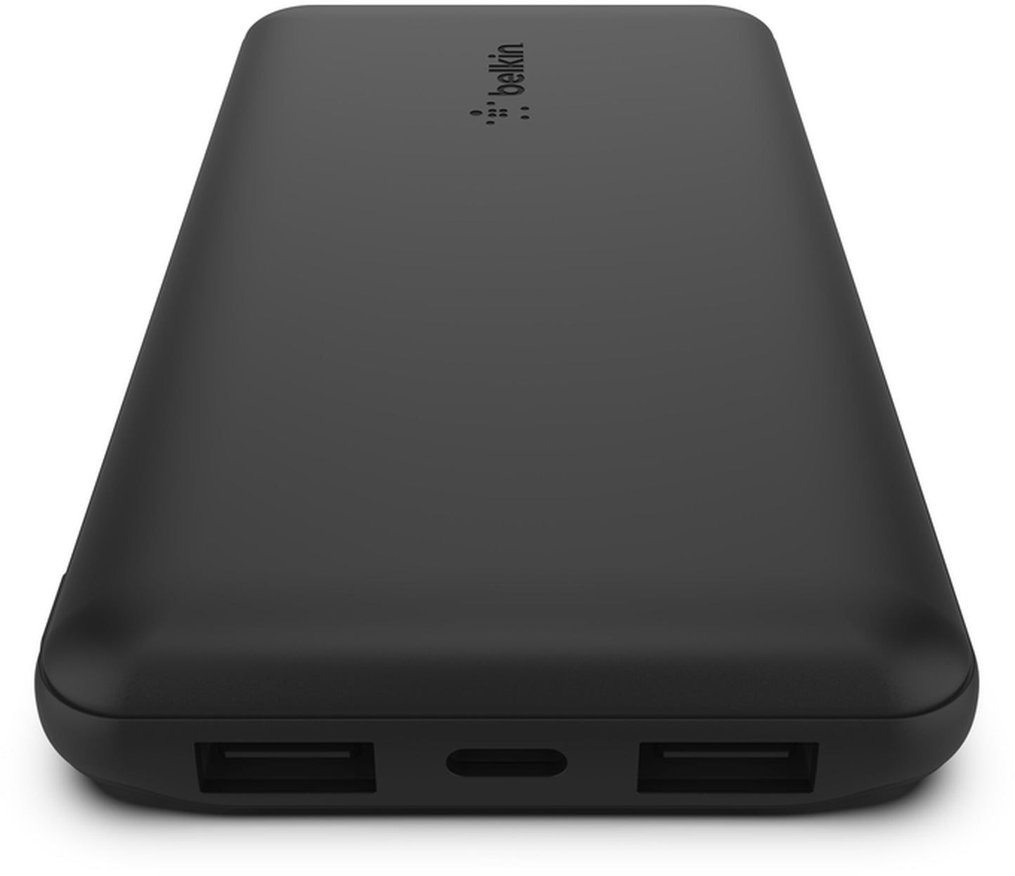 Belkin BoostCharge Ekstern Batteri, 10000mAh, 15W, 1 x USB-C - 2 x USB-A, Svart BPB011btBK