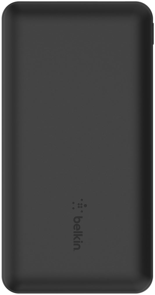 Belkin BoostCharge Ekstern Batteri, 10000mAh, 15W, 1 x USB-C - 2 x USB-A, Svart BPB011btBK